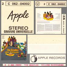 THE BEATLES DISCOGRAPHY FRANCE 1969 02 24 THE BEATLES YELLOW SUBMARINE - A - B - APPLE 2C 062-04002  - pic 6