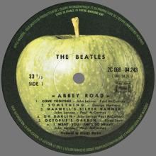 THE BEATLES DISCOGRAPHY FRANCE 1978 BOXED SET 10 - 1969 09 29 BEATLES ABBEY ROAD - N - APPLE SACEM - Y 2C 066-04243 - pic 1