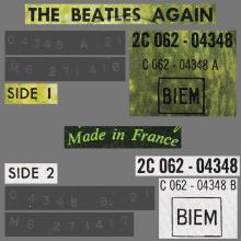 THE BEATLES DISCOGRAPHY FRANCE 1970 03 16 THE BEATLES AGAIN - A - C - APPLE - 2C 062 04348 - pic 9