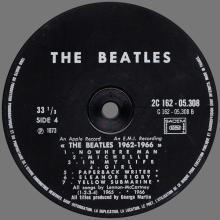 THE BEATLES DISCOGRAPHY FRANCE 1973 04 19 THE BEATLES ⁄ 1962-1966 - Ux2 2C 162-05307 ⁄ 8 - pic 6