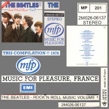THE BEATLES DISCOGRAPHY FRANCE 1976 06 11 THE BEATLES ROCK 'N' ROLL MUSIC VOL 1 - C1 - MFP MUSIC FOR PLEASURE - 2M 026-06137 - pic 8