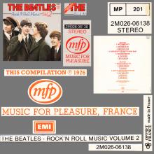 THE BEATLES DISCOGRAPHY FRANCE 1976 06 11 THE BEATLES ROCK 'N' ROLL MUSIC VOL 2 - D1 - MFP MUSIC FOR PLEASURE - 2M 026-06138 - pic 7
