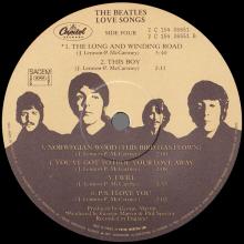 THE BEATLES DISCOGRAPHY FRANCE 1977 00 00 THE BEATLES LOVE SONGS  - 2 C154-06550⁄1 - UK PCSP 7212 - pic 10