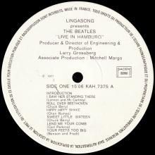 THE BEATLES DISCOGRAPHY FRANCE 1977 04 08 THE BEATLES LIVE AT THE STAR-CLUB IN HAMBURG - LINGASONG - KAH 7375 2xT - pic 5