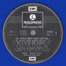THE BEATLES DISCOGRAPHY FRANCE 1979 00 00 SGT.PEPPERS LONELY HEARTS CLUB BAND - DC 1- Blue vinyl - pic 5