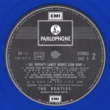 THE BEATLES DISCOGRAPHY FRANCE 1979 00 00 SGT.PEPPERS LONELY HEARTS CLUB BAND - DC 1- Blue vinyl - pic 6
