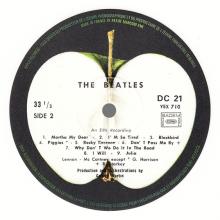 THE BEATLES DISCOGRAPHY FRANCE 1979 00 00 THE BEATLES (WHITE ALBUM) - DC 21⁄22 - White vinyl  - pic 8