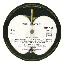 THE BEATLES DISCOGRAPHY FRANCE 1979 00 00 THE BEATLES (WHITE ALBUM) - SMO 251⁄2 - White vinyl - pic 8