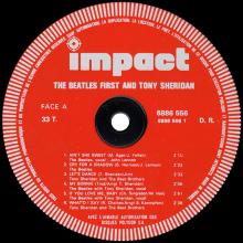 THE BEATLES DISCOGRAPHY FRANCE 1982 THE BEATLES FIRST AND TONY SHERIDAN - A - IMPACT 6886 556 - pic 3