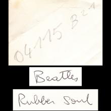 THE BEATLES DISCOGRAPHY FRANCE 1972 00 00 - RUBBER SOUL - 2C 066-04115 - TEST PRESSING A-SIDE - pic 5