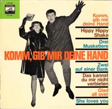 THE BEATLES DISCOGRAPHY GERMANY 1964 04 00 KOMM , GIB MIR DEINE HAND - ELECTROLA - E 83 659 - WCLP 892 - pic 1