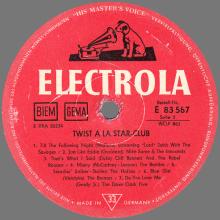 THE BEATLES DISCOGRAPHY GERMANY 1964 00 00 TWIST A LA STARCLUB - ELECTROLA HMV - E 83 567 - WCLP 863 - pic 4