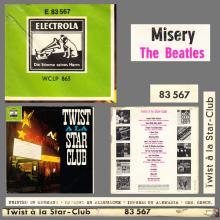 THE BEATLES DISCOGRAPHY GERMANY 1964 00 00 TWIST A LA STARCLUB - ELECTROLA HMV - E 83 567 - WCLP 863 - pic 6