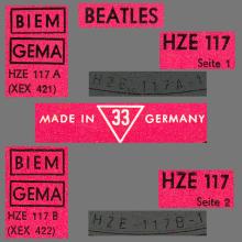 THE BEATLES DISCOGRAPHY GERMANY 1964 03 00 DIE BEATLES - A - PLEASE PLEASE ME - HÖR ZU - HZE 117 - MONO - pic 5
