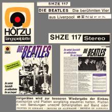 THE BEATLES DISCOGRAPHY GERMANY 1964 03 00 DIE BEATLES - E - PLEASE PLEASE ME - HÖR ZU - SHZE 117 - pic 6