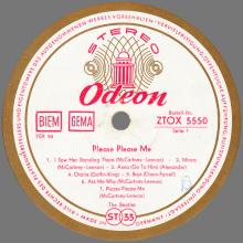 THE BEATLES DISCOGRAPHY GERMANY 1964 03 00 DIE BEATLES - F - PLEASE PLEASE ME - ODEON - ZTOX 5550 - pic 3