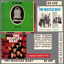 THE BEATLES DISCOGRAPHY GERMANY 1964 06 00  THE BEATLES BEAT - A - GREEN ODEON - O 83692 -1 - pic 6