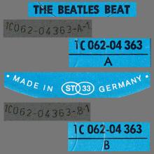THE BEATLES DISCOGRAPHY GERMANY 1964 06 00  THE BEATLES BEAT - C - 1973 - BLUE ODEON - 1C 062-04.363 D - pic 5