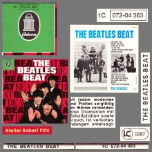 THE BEATLES DISCOGRAPHY GERMANY 1964 06 00  THE BEATLES BEAT - D - 1977 - BLUE ODEON - 1C 072-04.363  - pic 6