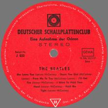 THE BEATLES DISCOGRAPHY GERMANY 1964 06 00 THE BEATLES - B - DEUTSCHER SCHALLPLATTENCLUB - ODEON STEREO J 033 - pic 3