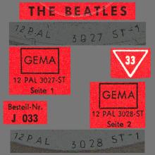 THE BEATLES DISCOGRAPHY GERMANY 1964 06 00 THE BEATLES - B - DEUTSCHER SCHALLPLATTENCLUB - ODEON STEREO J 033 - pic 5