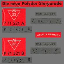 THE BEATLES DISCOGRAPHY GERMANY 1964 08 00  DIE NEUE POLYDOR STARPARADE - CLUB-SONDERAUFLAGE - P 71 521 HI - FI - pic 5