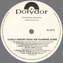 THE BEATLES DISCOGRAPHY GERMANY 1964 08 00 16 BEAT GROUPS FROM THE HAMBURG SCENE - PROMO - POLYDOR 46 439 - pic 1