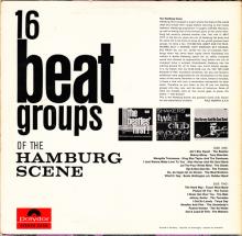 THE BEATLES DISCOGRAPHY GERMANY 1964 08 00 16 BEAT GROUPS FROM THE HAMBURG SCENE - SLPHM 237 639  - pic 1