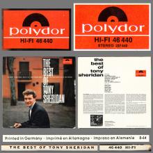 THE BEATLES DISCOGRAPHY GERMANY 1964 08 00 THE BEST OF TONY SHERIDAN - POLYDOR  HI - FI 46 440 - pic 6
