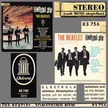 THE BEATLES DISCOGRAPHY GERMANY 1964 11 00 BEATLES SOMETHING NEW - C - RED WHITE GOLD ODEON - SMO 83756 -1 - pic 6