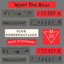 THE BEATLES DISCOGRAPHY GERMANY 1965 02 00 MEET THE BEAT - POLYDOR CLUB SONDERAUFLAGE - 10 INCH - J 73 557 MONO - pic 5
