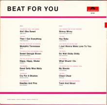 THE BEATLES DISCOGRAPHY GERMANY 1965 03 00 BEAT FOR YOU - A - SONDERPRODUKTION - 407 226 - pic 2