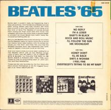 THE BEATLES DISCOGRAPHY GERMANY 1965 06 00 BEATLES' 65 - A - RED WHITE GOLD ODEON - SMO 83 917 - pic 2