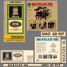 THE BEATLES DISCOGRAPHY GERMANY 1965 06 00 BEATLES' 65 - A - RED WHITE GOLD ODEON - SMO 83 917 - pic 6