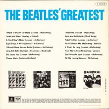 THE BEATLES DISCOGRAPHY GERMANY 1965 07 00 THE BEATLES' GREATEST - F - BLUE LABEL - 1C 062-04207 - MFP - pic 2