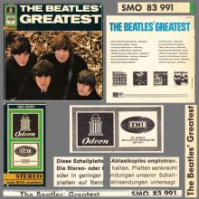 THE BEATLES DISCOGRAPHY GERMANY 1965 07 00 THE BEATLES' GREATEST - A - RED WHITE GOLD LABEL - SMO 83991 - pic 6