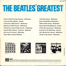 THE BEATLES DISCOGRAPHY GERMANY 1965 07 00 THE BEATLES' GREATEST - D - BLUE ODEON LABEL - SMO 73991 - pic 2