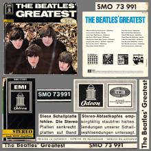 THE BEATLES DISCOGRAPHY GERMANY 1965 07 00 THE BEATLES' GREATEST - D - BLUE ODEON LABEL - SMO 73991 - pic 6