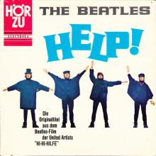 THE BEATLES DISCOGRAPHY GERMANY 1965 08 00 HELP ! - E - HÖR ZU RED LABEL - SHZE 162 - pic 1