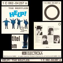 THE BEATLES DISCOGRAPHY GERMANY 1965 08 00 HELP ! - I - BLUE ODEON EMI LABEL - 1C 062-04257 n  - pic 6