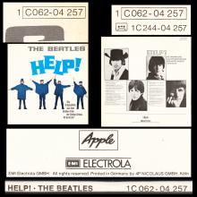 THE BEATLES DISCOGRAPHY GERMANY 1965 08 00 HELP ! - J - APPLE LABEL - 1C 062-04257 - pic 6