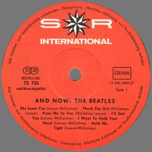 THE BEATLES DISCOGRAPHY GERMANY 1966 04 00 AND NOW : THE BEATLES - A - S*R INTERNATIONAL 73 735 - pic 3