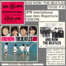 THE BEATLES DISCOGRAPHY GERMANY 1966 04 00 AND NOW : THE BEATLES - A - S*R INTERNATIONAL 73 735 - pic 6