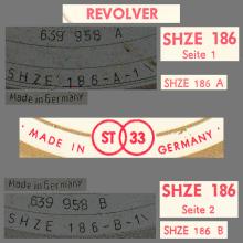 THE BEATLES DISCOGRAPHY GERMANY 1966 08 16 REVOLVER - C - RED WHITE GOLD LABEL - HÖR ZU - SHZE 168 - pic 5