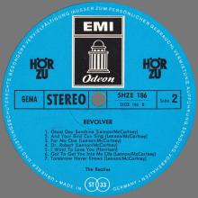 THE BEATLES DISCOGRAPHY GERMANY 1966 08 16 REVOLVER - D - 2 - BLUE ODEON LABEL - HÖR ZU - SHZE 168 - pic 4