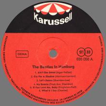 THE BEATLES DISCOGRAPHY GERMANY 1968 02 00 THE BEATLES IN HAMBURG - KARUSSELL STEREO 635056 - pic 5
