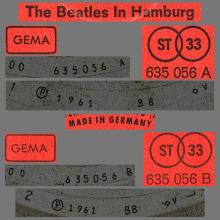 THE BEATLES DISCOGRAPHY GERMANY 1968 02 00 THE BEATLES IN HAMBURG - KARUSSELL STEREO 635056 - pic 9