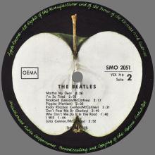 THE BEATLES DISCOGRAPHY GERMANY 1968 11 15 THE BEATLES (WHITE ALBUM) - A  - SMO 2051 ⁄ SMO 2052 - pic 7