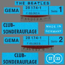 THE BEATLES DISCOGRAPHY GERMANY 1972 00 00 THE BEATLES - B - SONDERAUFLAGE DEUTSCHER SCHALLPLATTENCLUB - 28 174-1 - pic 5