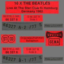 THE BEATLES DISCOGRAPHY GERMANY 1977 06 00 16 X THE BEATLES LIVE AT THE STAR-CLUB IN HAMBURG GERMANY S*R INTERNATIONAL - 66327 8 - pic 5